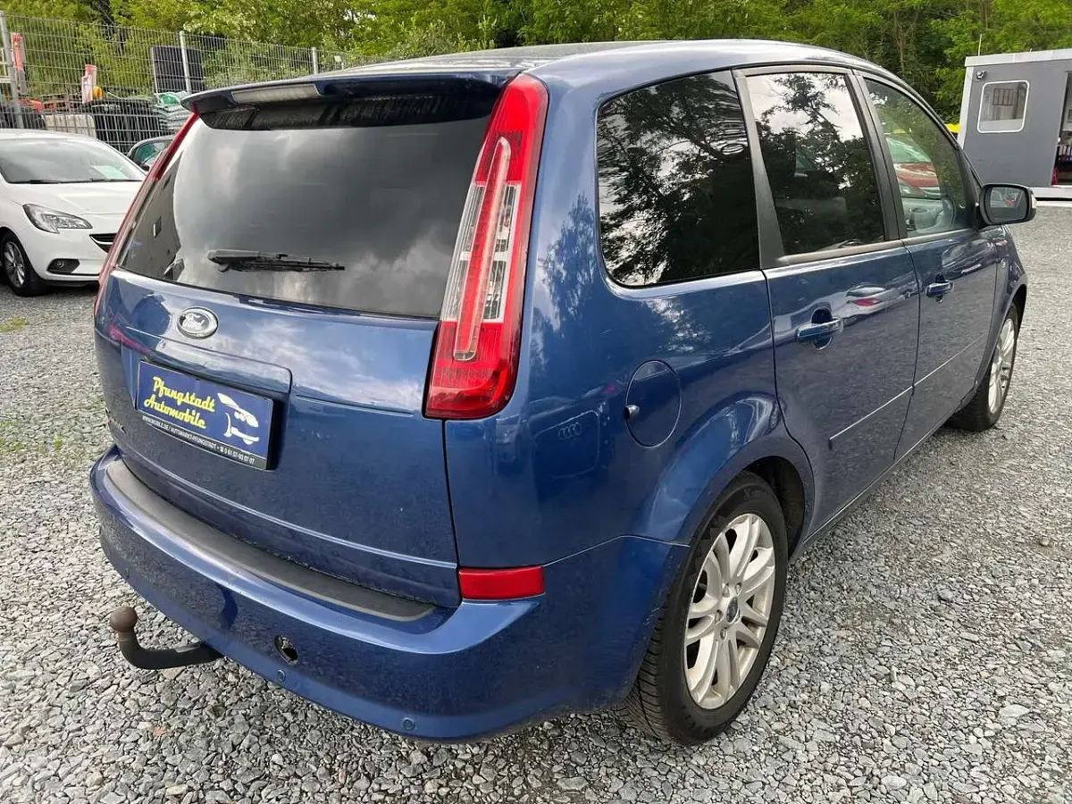 Gebraucht Ford C-MAX Ghia 136 PS (100 kW) 2009 Burmablau Van / Kleinbus