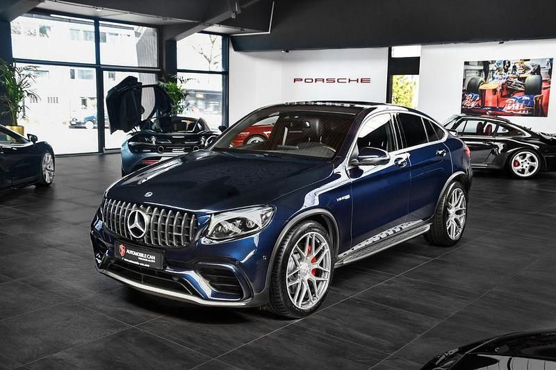 Gebraucht Mercedes GLC63 AMG AMG 510 PS (375 kW) 2018 Blau Coupé