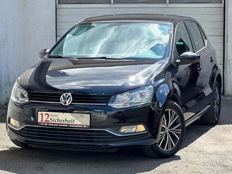 Schwarz Gebraucht 2017 VW Polo Allstar Kleinwagen | 7.490 € - Bild 1/4