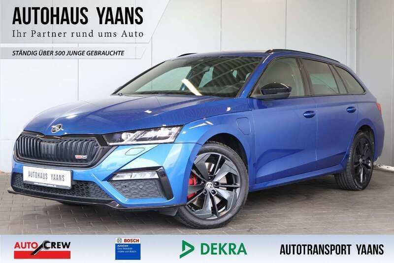 Blau Gebraucht 2021 Skoda Octavia RS Kombi | 25.489 € (Guter Preis) - Bild 1/4