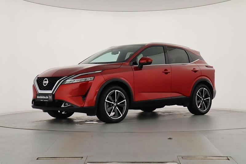 Fuji sunset red Gebraucht 2022 Nissan Qashqai Tekna+ SUV | 23.778 € (Superpreis) - Bild 1/4