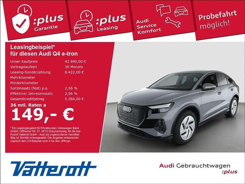 Gebraucht Audi Q4 Sportback e-tron Ambiente 210 kW (286 PS) 2025 Grau SUV