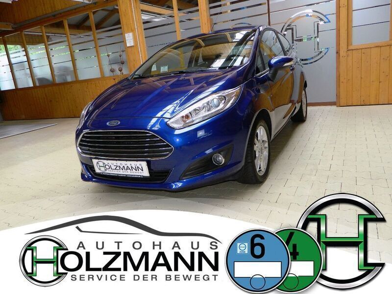 Blau Gebraucht 2015 Ford Fiesta SYNC Edition Kleinwagen | 7.990 € (Fairer Preis) - Bild 1/4