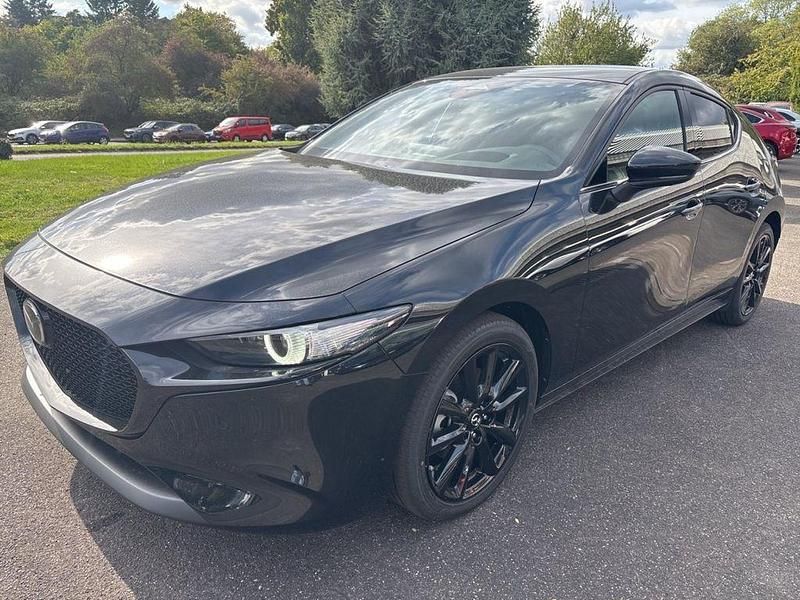 Schwarz Neu 2025 Mazda 3 Exclusive-Line Limousine | 29.940 € - Bild 1/4