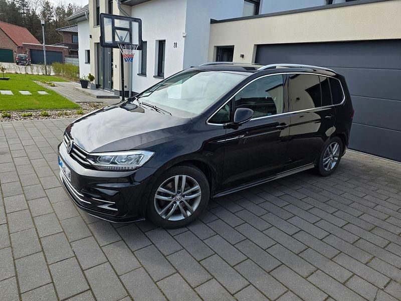 Gebraucht VW Touran R-line 150 PS (110 kW) 2016 Schwarz Van / Kleinbus
