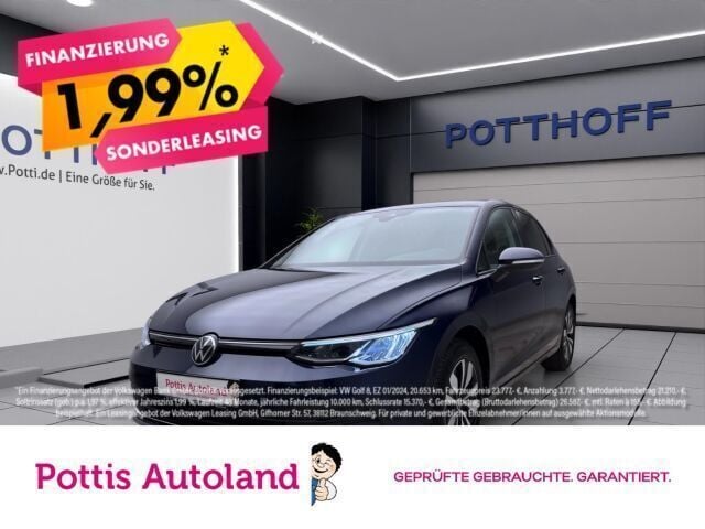 Blau Gebraucht 2024 VW Golf VIII Move Limousine | 26.887 € (Guter Preis) - Bild 1/4