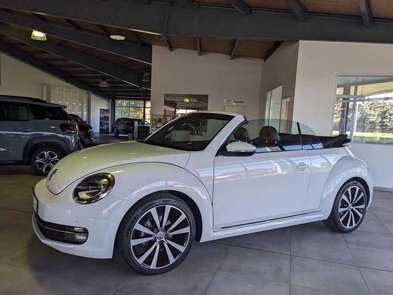 Pure white Gebraucht 2016 VW Beetle Exclusive Cabrio | 22.950 € (Fairer Preis) - Bild 1/4