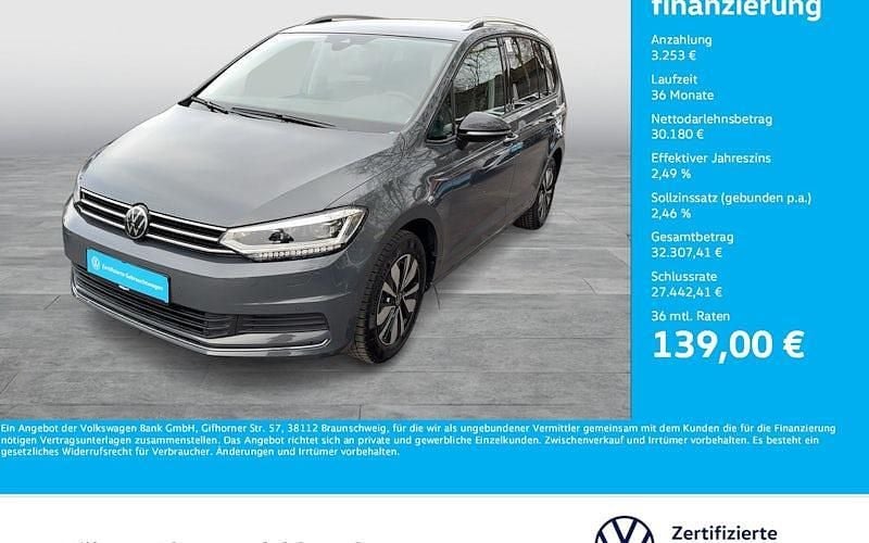 Gebraucht VW Touran Goal 150 PS (110 kW) 2025 Grau Van / Kleinbus