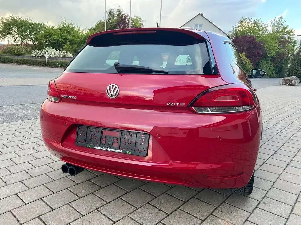 Gebraucht VW Scirocco Sport 200 PS (147 kW) 2008 Rot Coupé