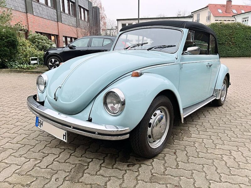 Blau Gebraucht 1971 VW Käfer Cabrio | 15.500 € - Bild 1/4