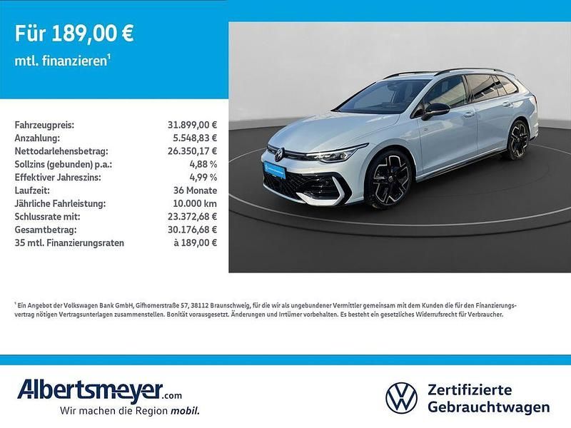 Blau Gebraucht 2024 VW Golf VIII R-line Kombi | 31.899 € (Fairer Preis) - Bild 1/4