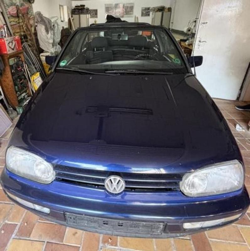 Blau Gebraucht 1996 VW Golf Cabriolet Karmann Cabrio | 1.500 € (Guter Preis) - Bild 1/4