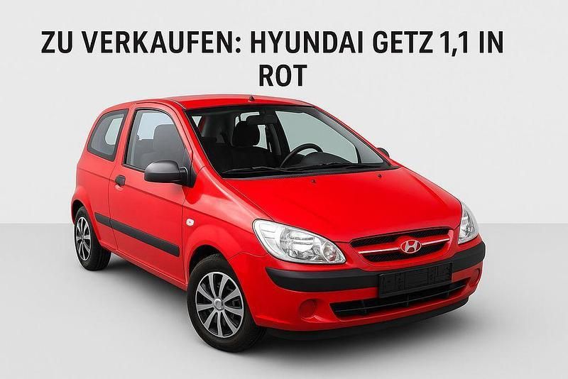 Rot Gebraucht 2007 Hyundai Getz Team Kleinwagen | 999 € (Guter Preis) - Bild 1/4