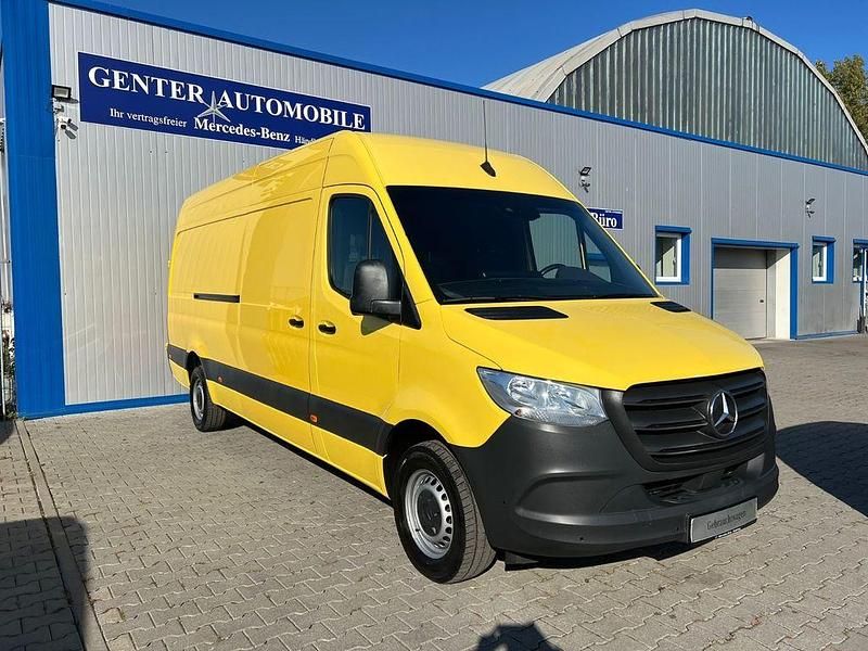 Gebraucht Mercedes Sprinter 163 PS (119 kW) 2021 1230 lackfarbe zinkgelb mb 123 Van