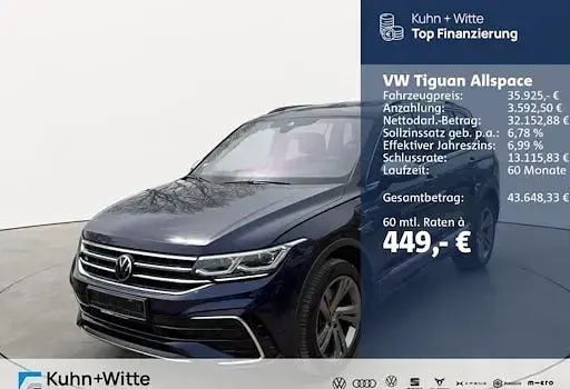 Gebraucht VW Tayron R-line 200 PS (147 kW) 2023 Blau SUV