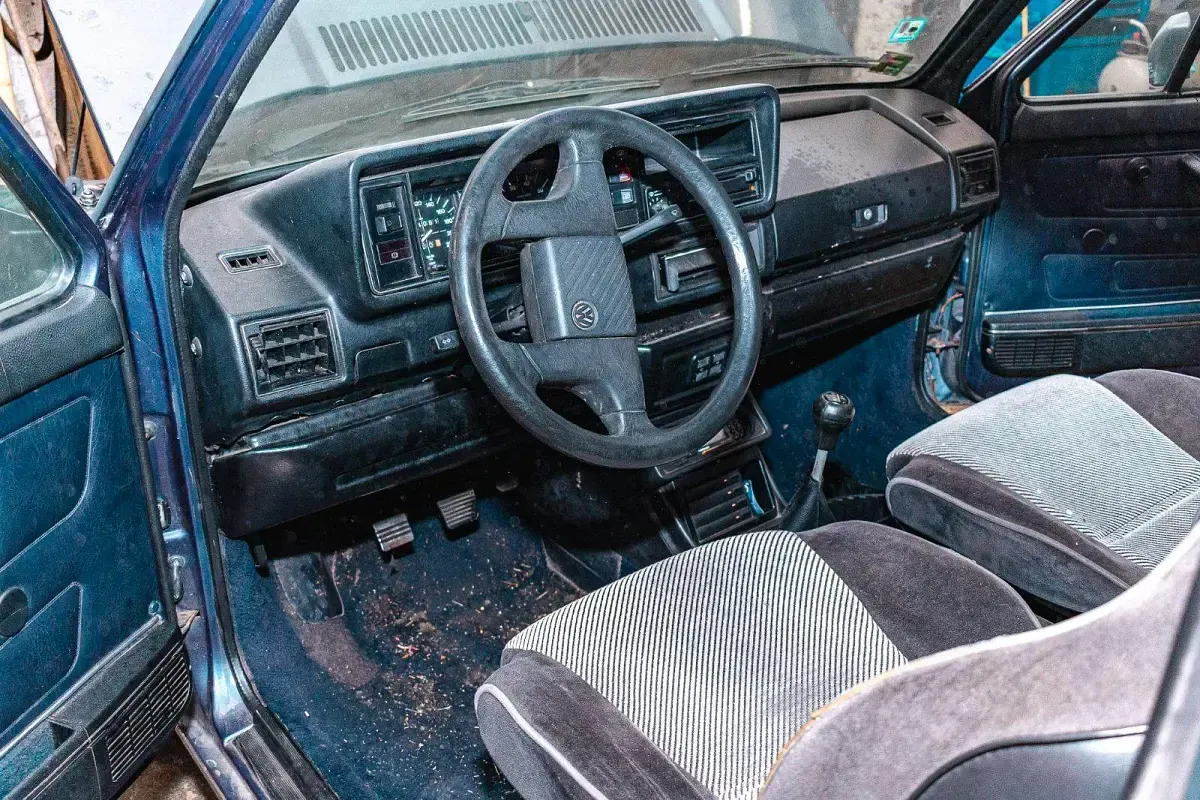 Gebraucht VW Golf Cabriolet 75 PS (55 kW) 1988 Blau Cabrio