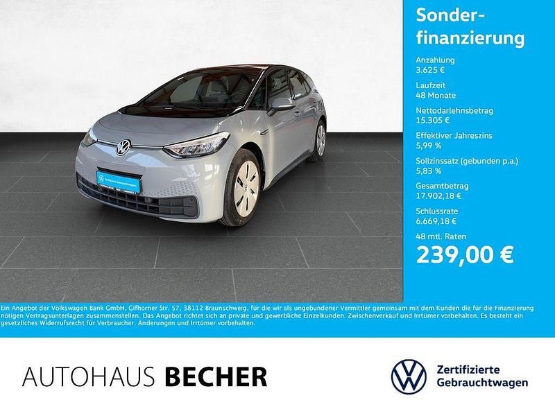 Gebraucht VW ID.3 Pure 110 kW (150 PS) 2022 Grau Kleinwagen