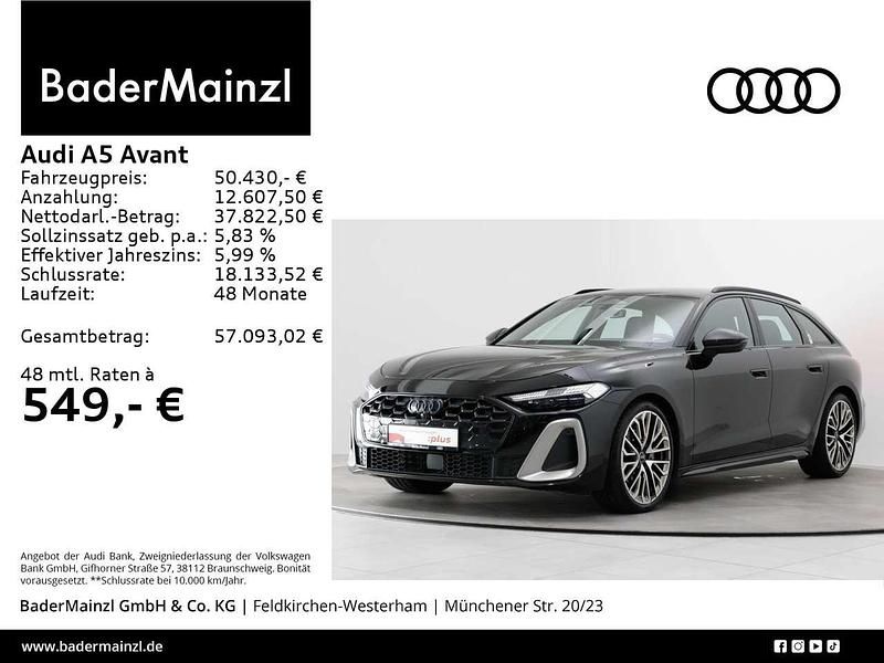 Schwarz Gebraucht 2024 Audi A5 Ambiente Coupé | 50.430 € (Guter Preis) - Bild 1/3