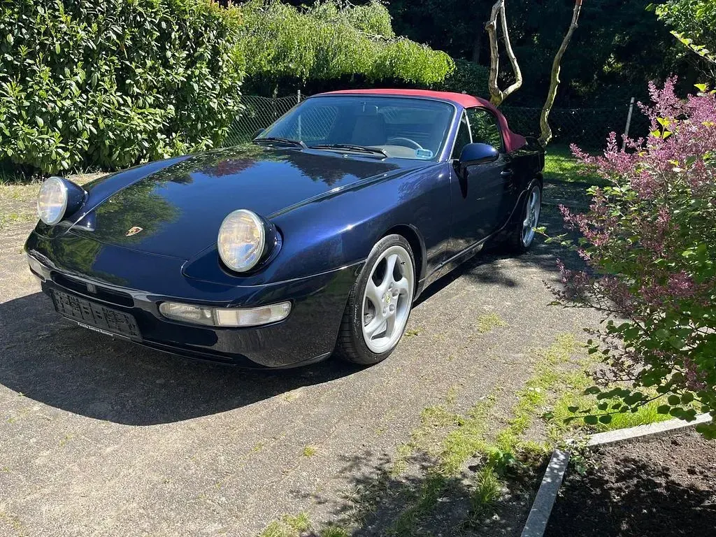 Usata Porsche 968 252 CV (185 kW) 1994 Blu Cabrio