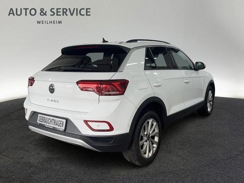 Gebraucht VW T-Roc Life 110 PS (80 kW) 2022 Weiß SUV