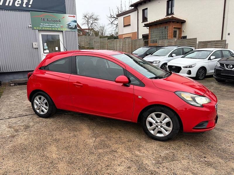 Gebraucht Opel Corsa Edition 69 PS (50 kW) 2015 Rot Kleinwagen