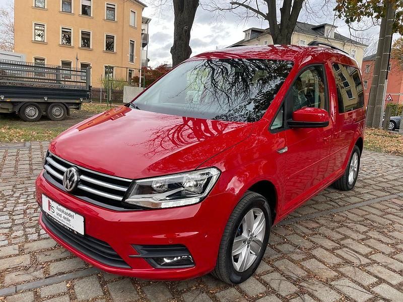 Rot Gebraucht 2019 VW Caddy Comfortline Van / Kleinbus | 15.499 € (Guter Preis) - Bild 1/4
