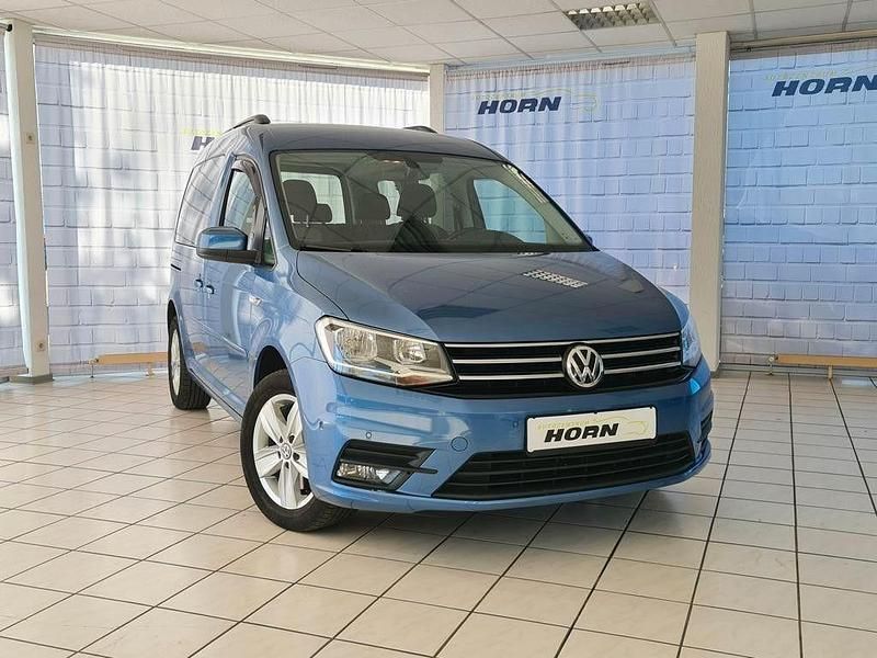 Gebraucht VW Caddy Comfortline 125 PS (91 kW) 2017 Blau Van / Kleinbus