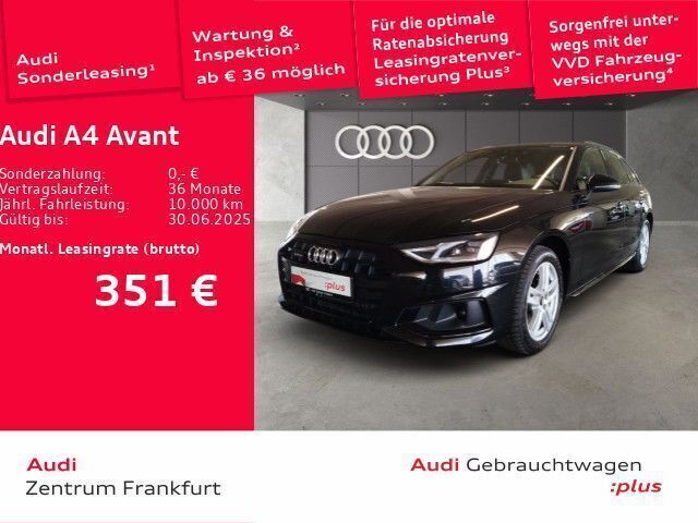 Mythosschwarz metallic Gebraucht 2024 Audi A4 Advanced Plus Kombi | 42.250 € (Teuer) - Bild 1/2