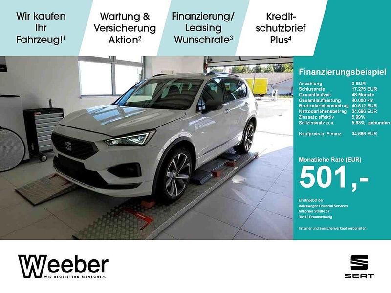 Weiß Gebraucht 2022 Seat Tarraco 4Drive SUV | 34.686 € (Etwas zu teuer) - Bild 1/4