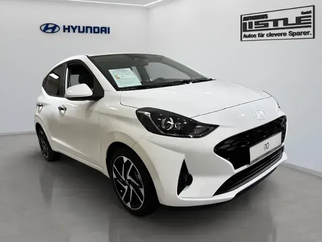 Neu Hyundai i10 Prime 77 PS (56 kW) 2025 Weiss Kleinwagen
