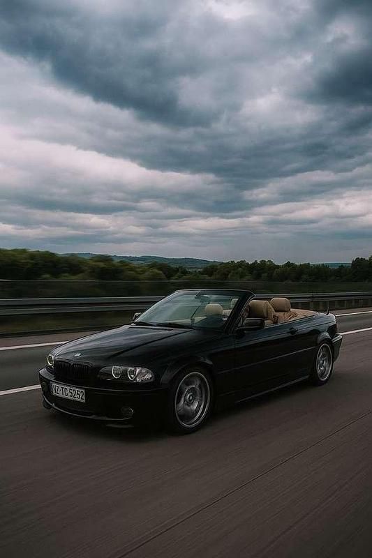 Schwarz Gebraucht 2003 BMW 325 Cabriolet Cabrio | 9.200 € (Guter Preis) - Bild 1/4