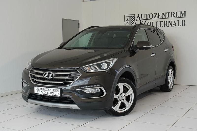 Braun Gebraucht 2016 Hyundai Santa Fe Premium SUV | 14.990 € (Guter Preis) - Bild 1/4