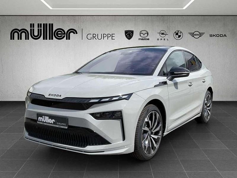 Stahlgrau Neu 2025 Skoda Enyaq iV SportLine SUV | 63.310 € - Bild 1/4