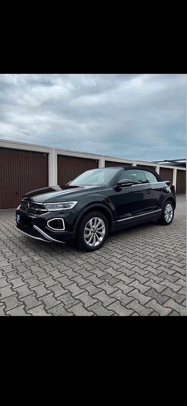 Gebraucht VW T-Roc Cabriolet 150 PS (110 kW) 2022 Schwarz Cabrio