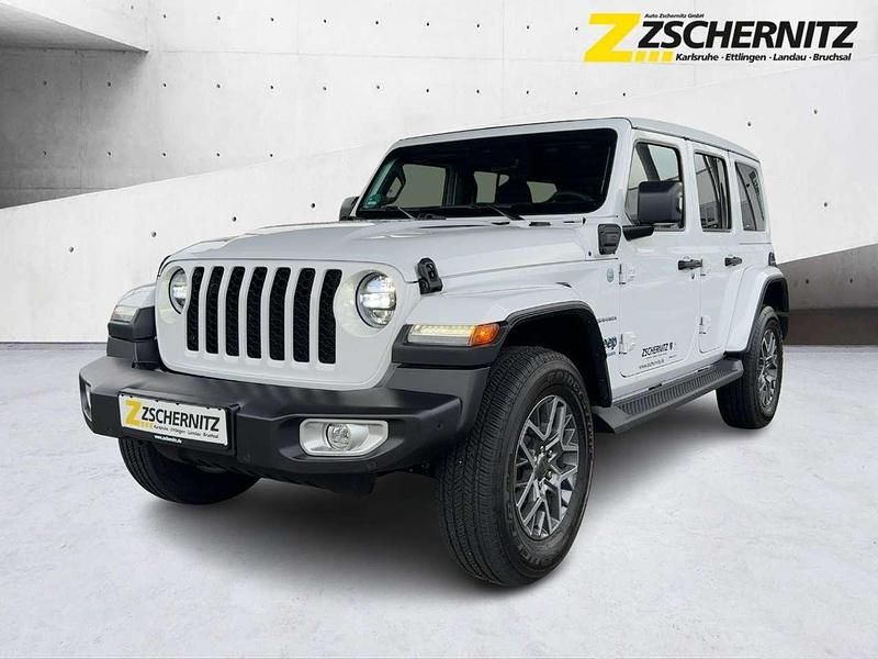 Bright white Gebraucht 2023 Jeep Wrangler Sahara SUV | 62.960 € (Guter Preis) - Bild 1/4