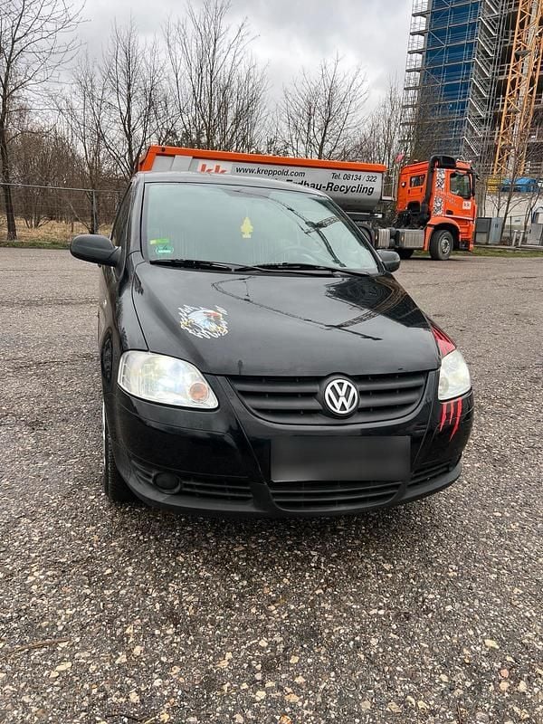 Gebraucht VW Fox 55 PS (40 kW) 2007 Schwarz Kleinwagen