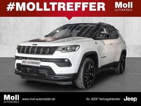 Weiß (alpine white/dach schwarz) Neu 2025 Jeep Compass North SUV | 34.450 € (Superpreis) - Bild 1/4