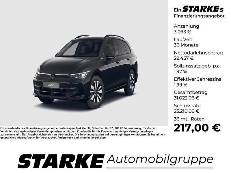 Schwarz Gebraucht 2024 VW Golf VIII Goal Kombi | 32.550 € (Superpreis) - Bild 1/4