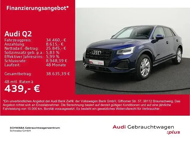 Gebraucht Audi Q2 Advanced Plus 190 PS (139 kW) 2025 Blau SUV