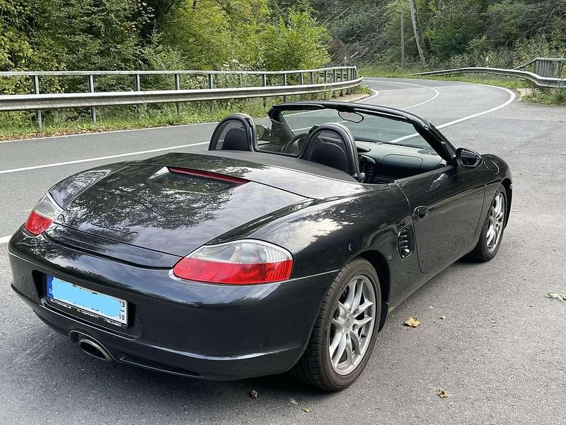 Gebraucht Porsche Boxster 228 PS (167 kW) 2002 Schwarz Cabrio
