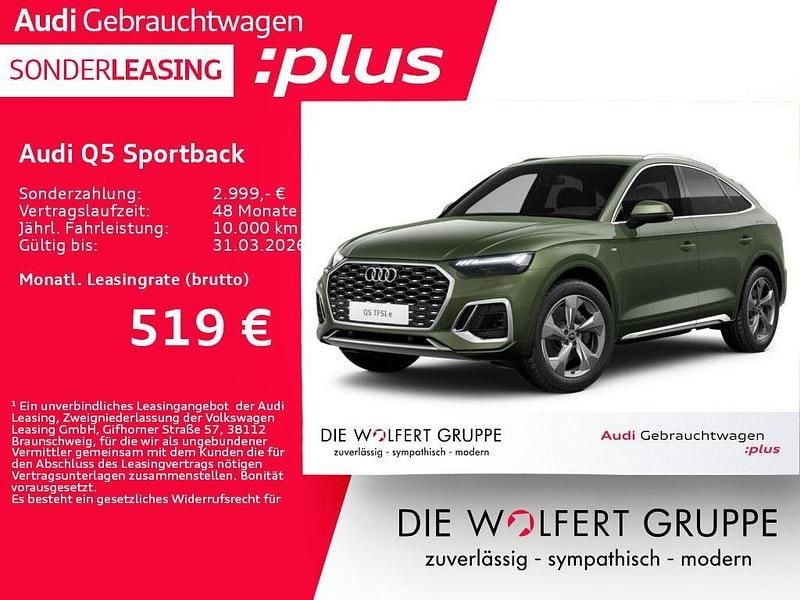 Distriktgrün metallic Gebraucht 2025 Audi Q5 Sportback Business SUV | 51.880 € (Superpreis) - Bild 1/4
