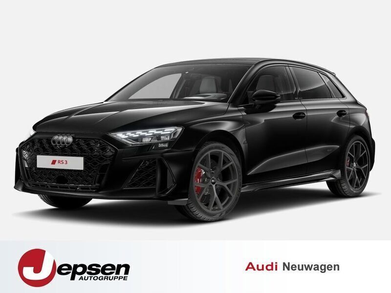 Mythosschwarz metallic Neu 2025 Audi RS3 Sportback Sport Kleinwagen | 71.100 € (Guter Preis) - Bild 1/4