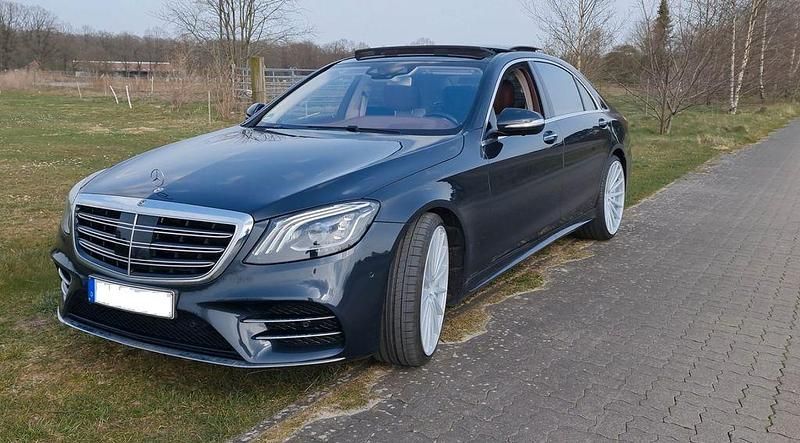 Blau Gebraucht 2017 Mercedes S560 Limousine | 51.000 € (Fairer Preis) - Bild 1/4