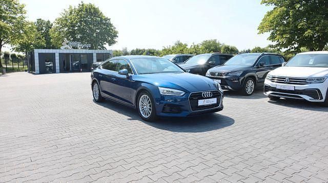 Blau Gebraucht 2017 Audi A5 Sportback Sport Limousine | 27.900 € (Teuer) - Bild 1/2