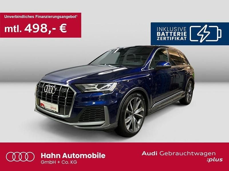 Gebraucht Audi Q7 S-Line 381 PS (280 kW) 2022 Navarrablau metallic SUV