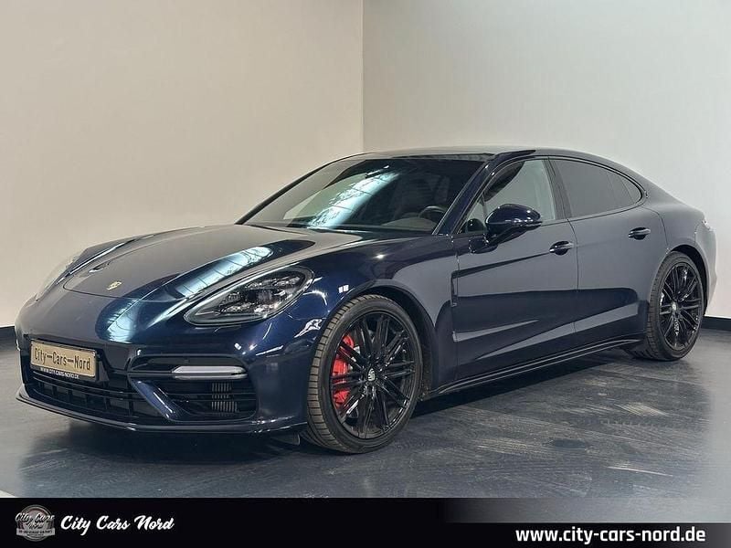Blau Gebraucht 2017 Porsche Panamera Turbo Limousine | 57.999 € (Superpreis) - Bild 1/4