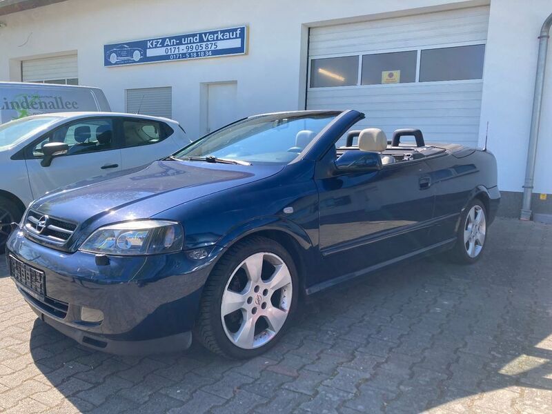 Blau Gebraucht 2002 Opel Astra Cabrio | 2.990 € (Fairer Preis) - Bild 1/4