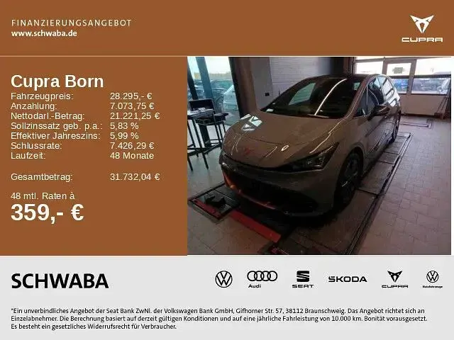 Gebraucht Cupra Born 150 kW (204 PS) 2024 Vaporgrau Kleinwagen