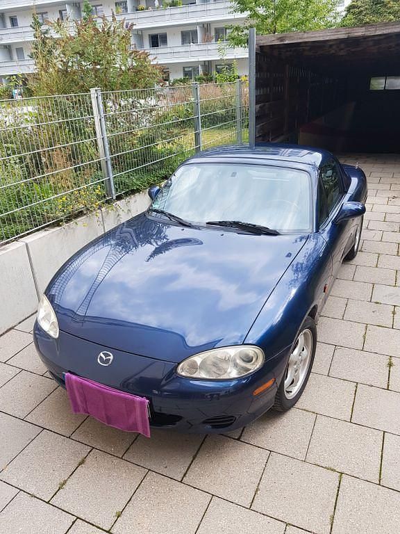 Blau Gebraucht 2002 Mazda MX5 Cabrio | 5.250 € (Superpreis) - Bild 1/4