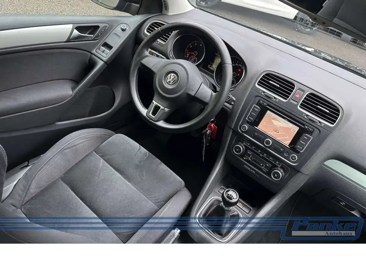Gebraucht VW Golf VI Highline 122 PS (89 kW) 2010 Schwarz Kleinwagen